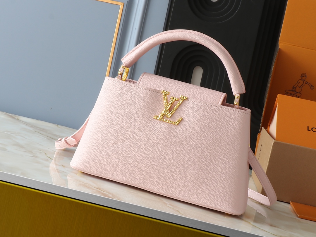 LV Classic Handbag Monogram Empreinte Model M46917 Zip Closure